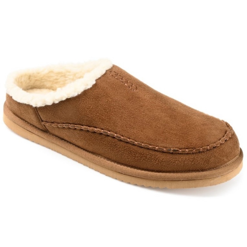 Vance Co. Lavell Moccasin Clog Slipper, Tan 11 nwt